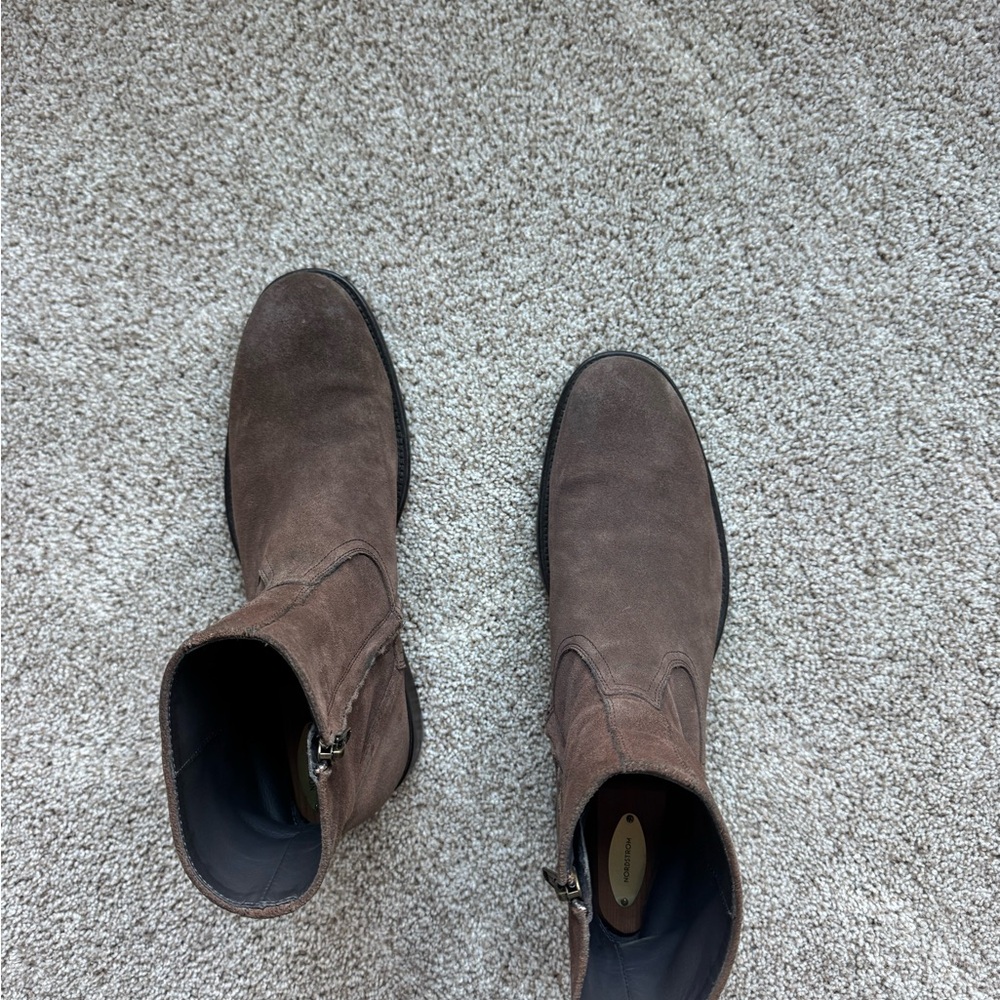 To Boot New York Hawthorne Men's Brown Oiled Suede Boots Size 9 - Picture 3 of 5